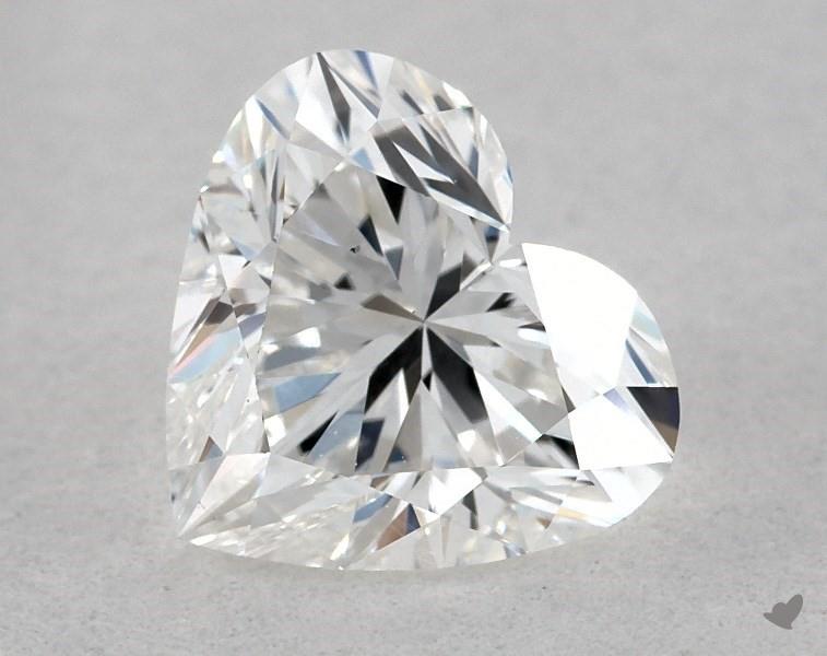 0.80 ct Heart Shape Diamond : F / SI1