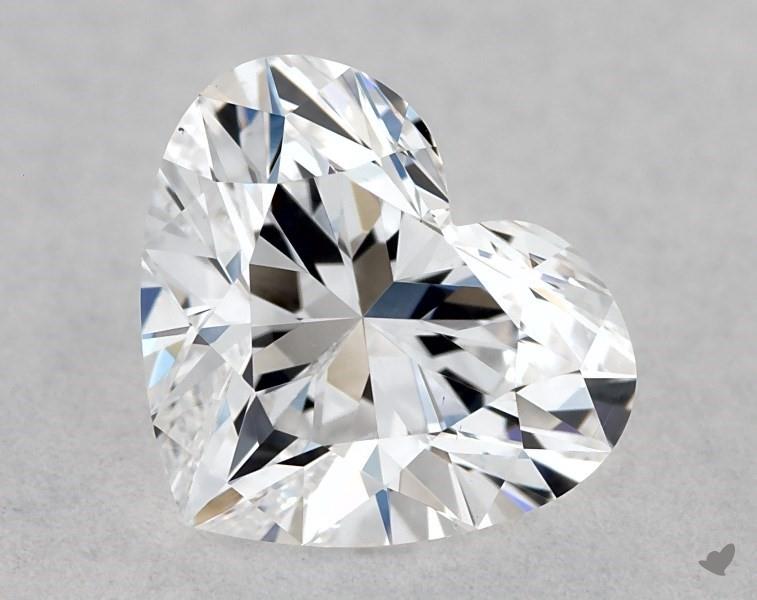 0.82 ct Heart Shape Diamond : D / VS2