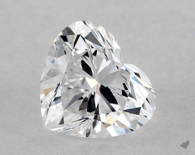 0.48 ct Heart Shape Diamond : D / VVS1