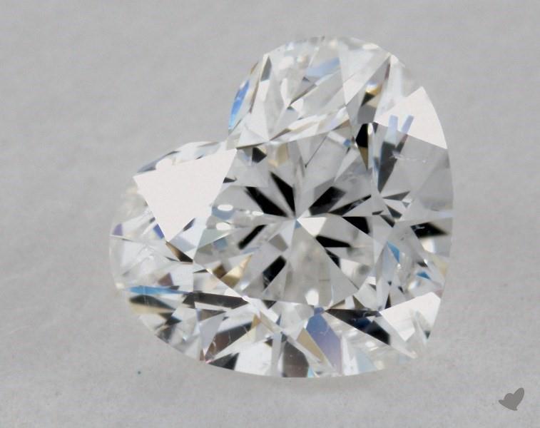 0.78 ct Heart Shape Diamond : E / SI1