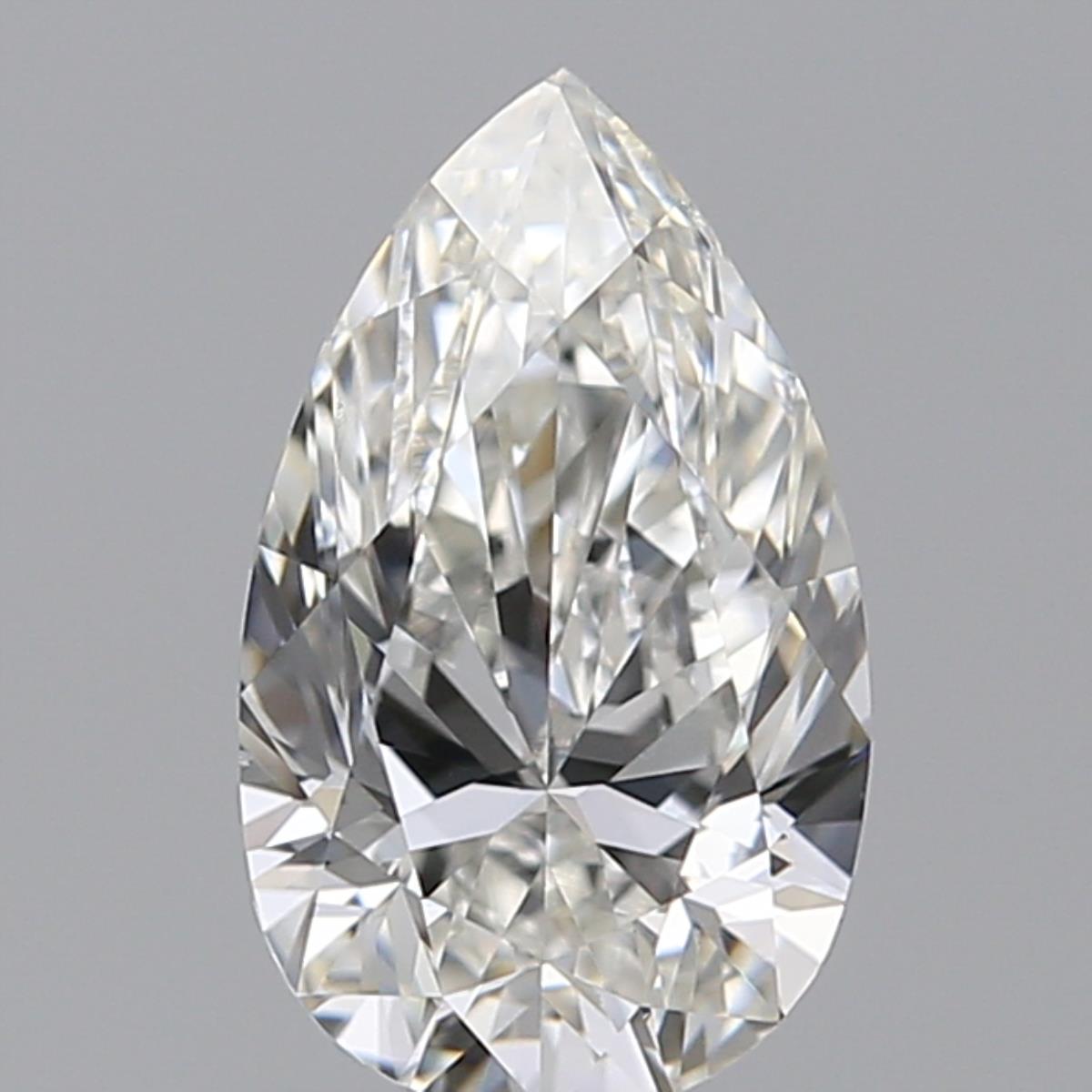 1.00 ct Pear Shape Diamond : H / SI1