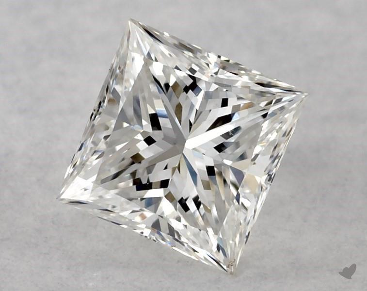0.50 ct Princess Cut Diamond : F / SI1
