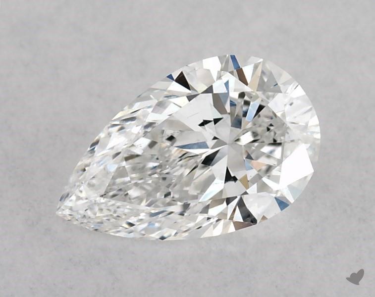 0.38 ct Pear Shape Diamond : E / SI1