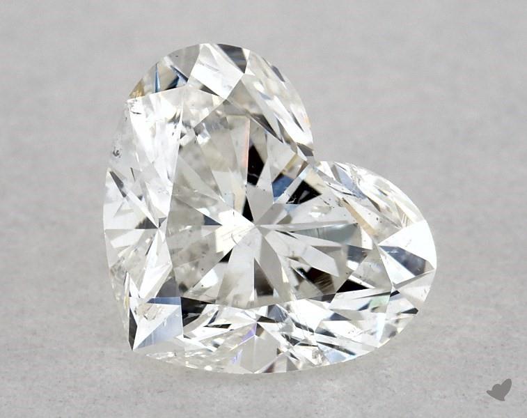 1.02 ct Heart Shape Diamond : H / SI2