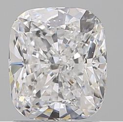 1.50 Carat D SI1 Cushion Diamond