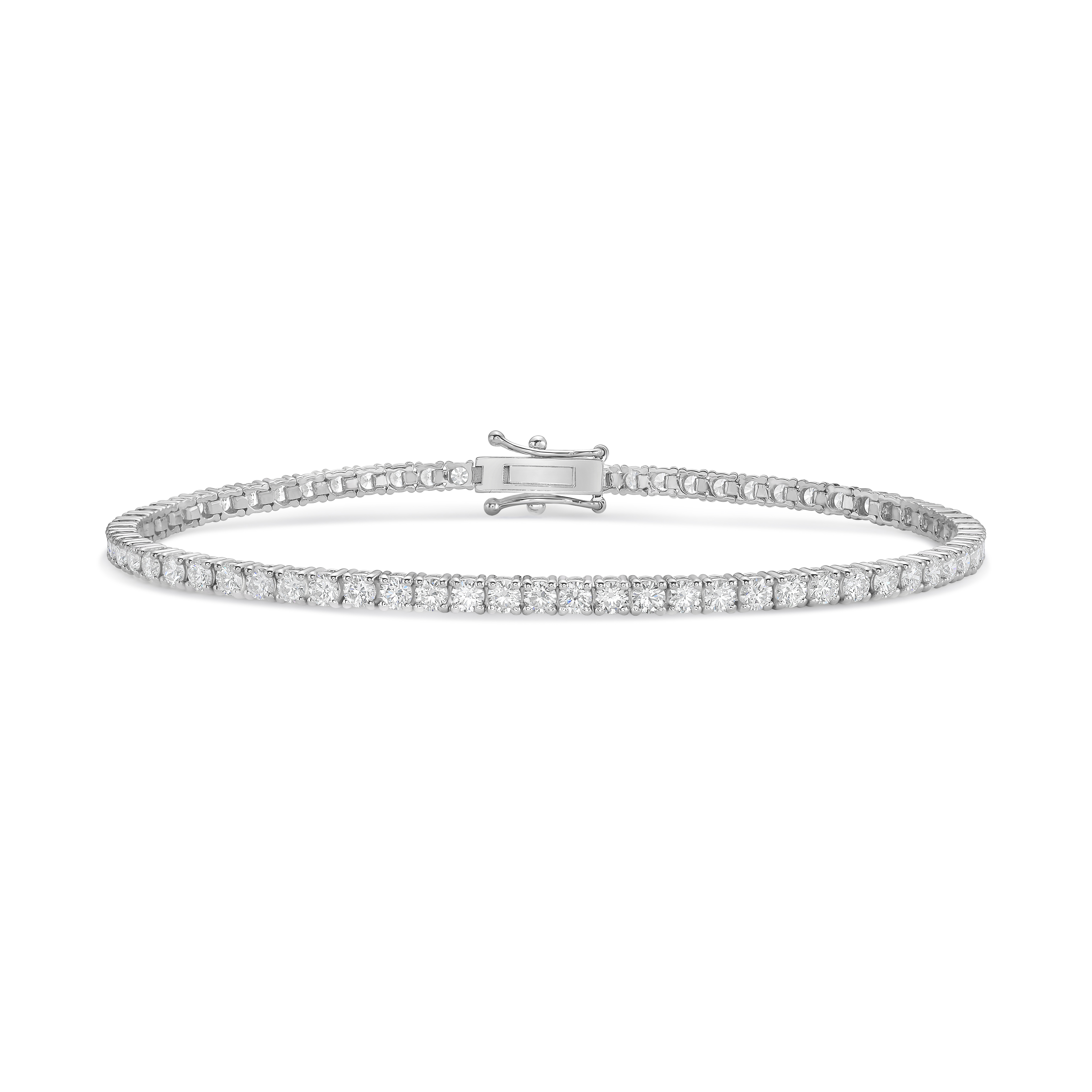 Tennis Bracelets 14k WG Component: Diamond (65) 4.07ct