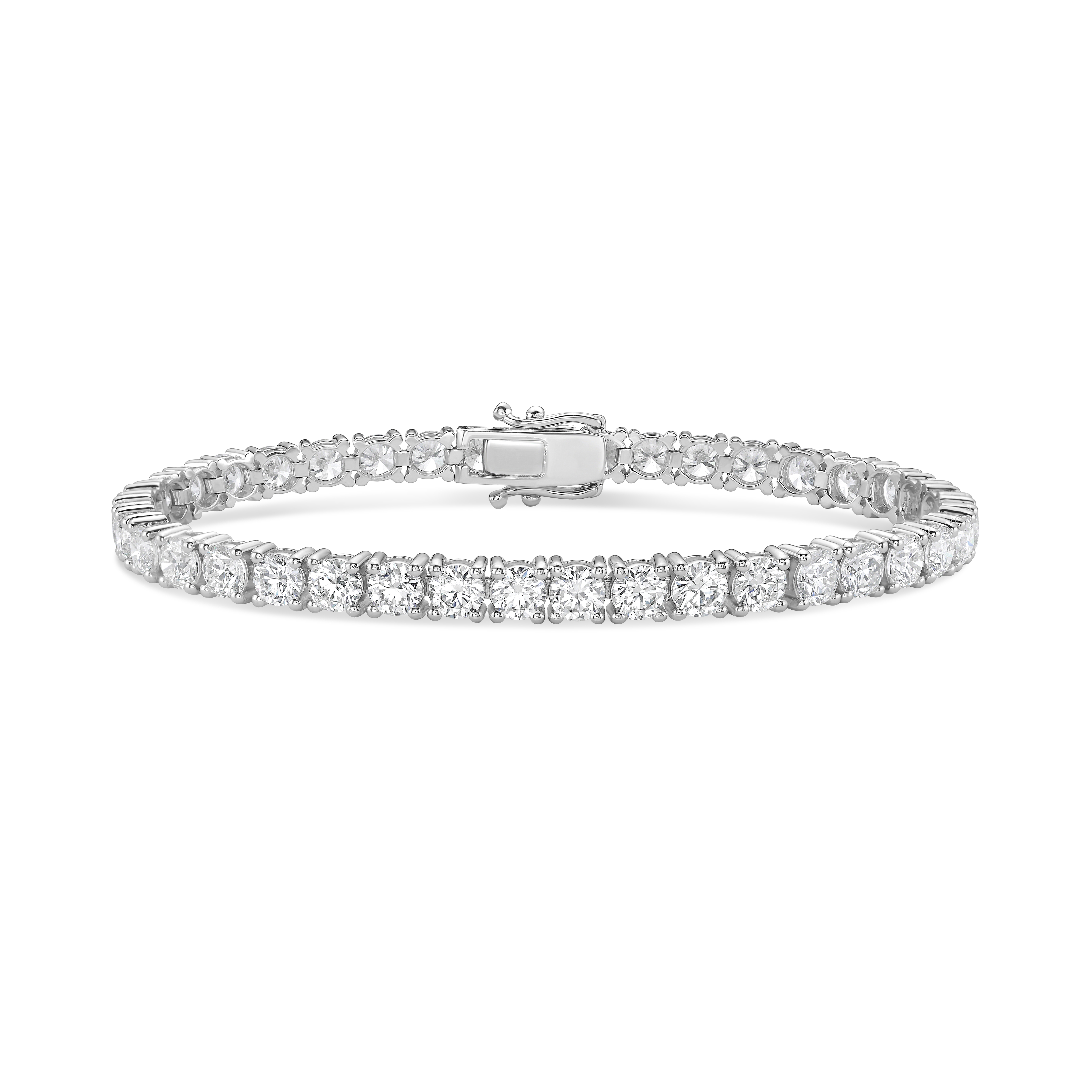 Tennis Bracelet 14k WG Component: Diamond (42) 10.90ct