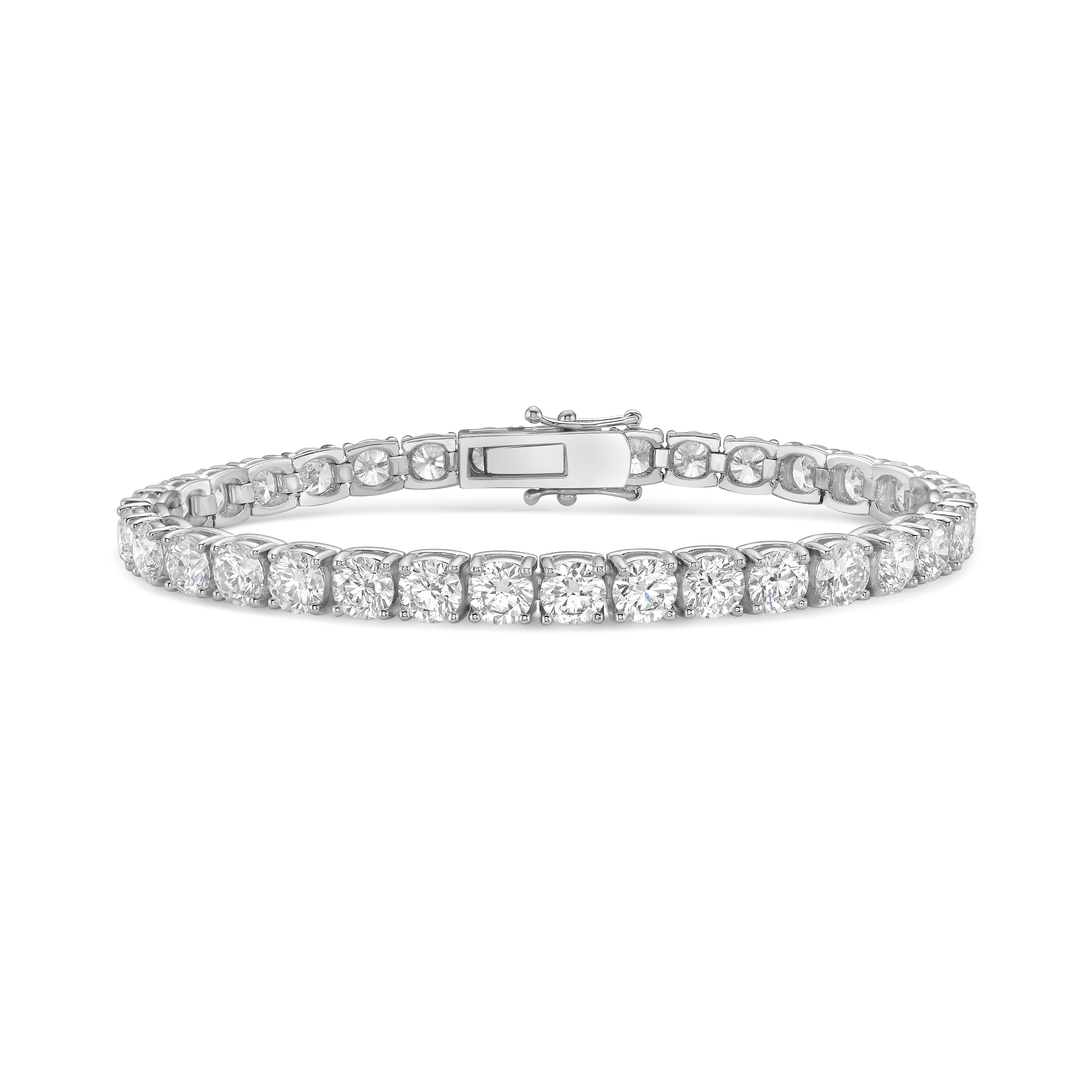 Tennis Bracelet 14k WG Component: Diamond (32) 16.90ct