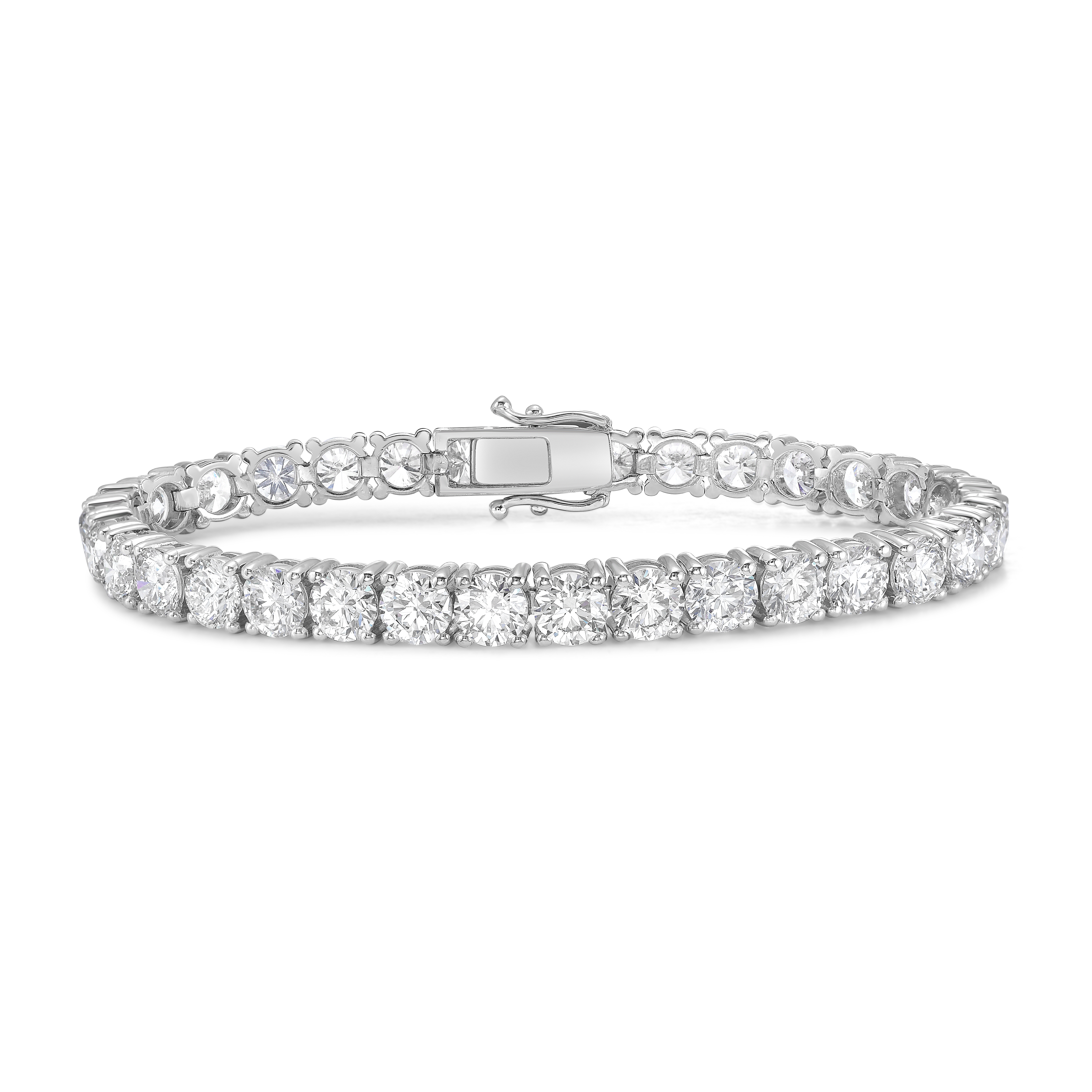 Tennis Bracelet 14k WG Component: Diamond (32) 16.28ct