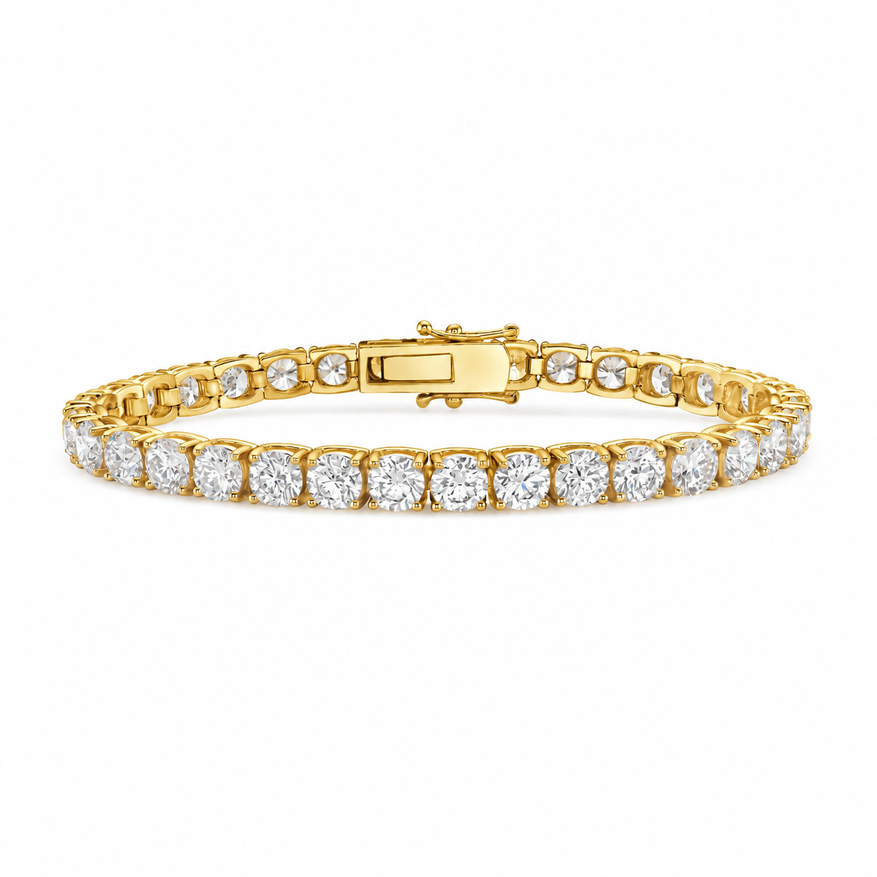 Tennis Bracelet 14k YG Component: Diamond (32) 18.01ct Tennis Bracelet 14k YG Component: Diamond (32) 18.01ct