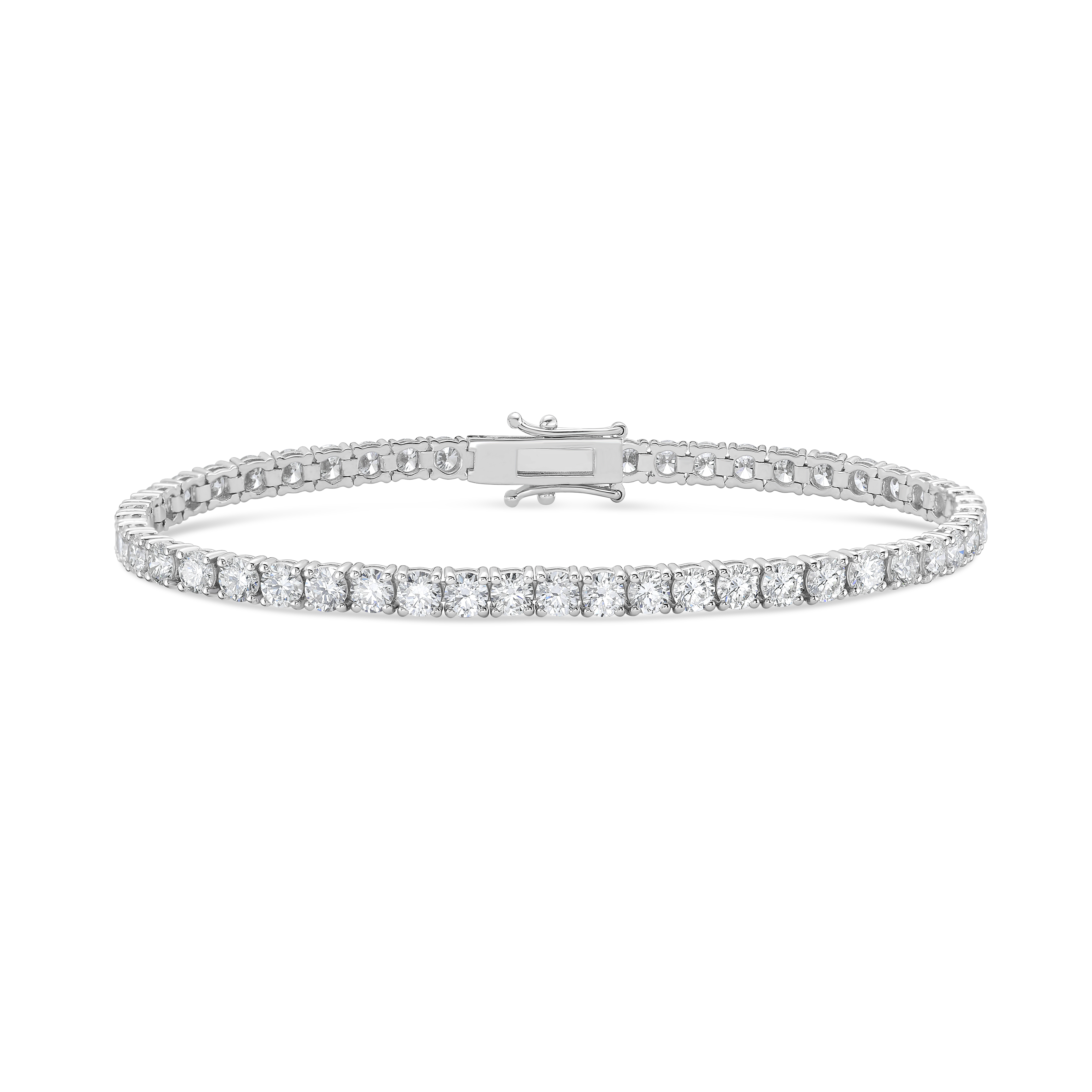 Tennis Bracelet 14k WG Component: Diamond (51) 6.90ct Tennis Bracelet 14k WG Component: Diamond (51) 6.90ct