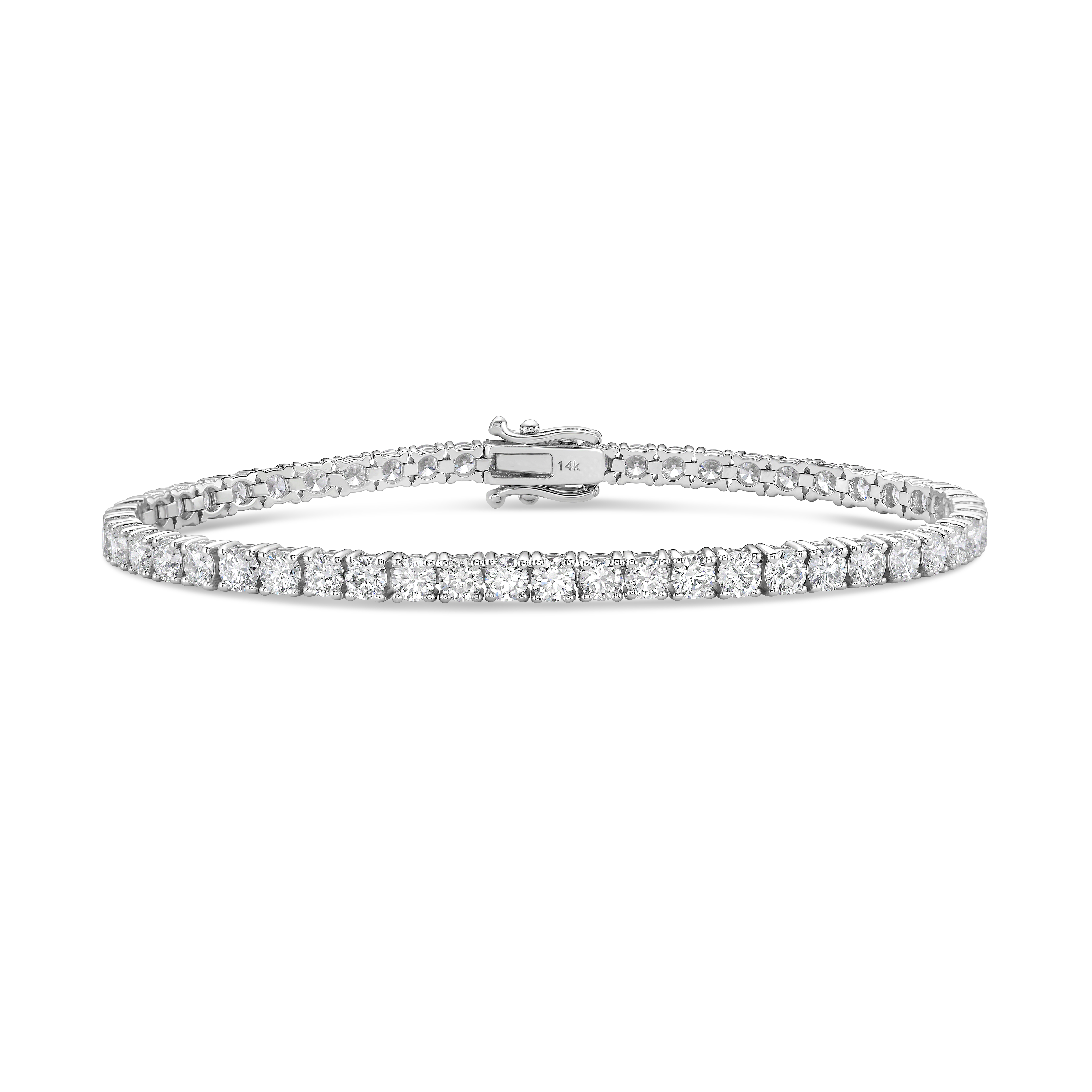 Tennis Bracelet 14k WG Component: Diamond (46) 7.74ct Tennis Bracelet 14k WG Component: Diamond (46) 7.74ct