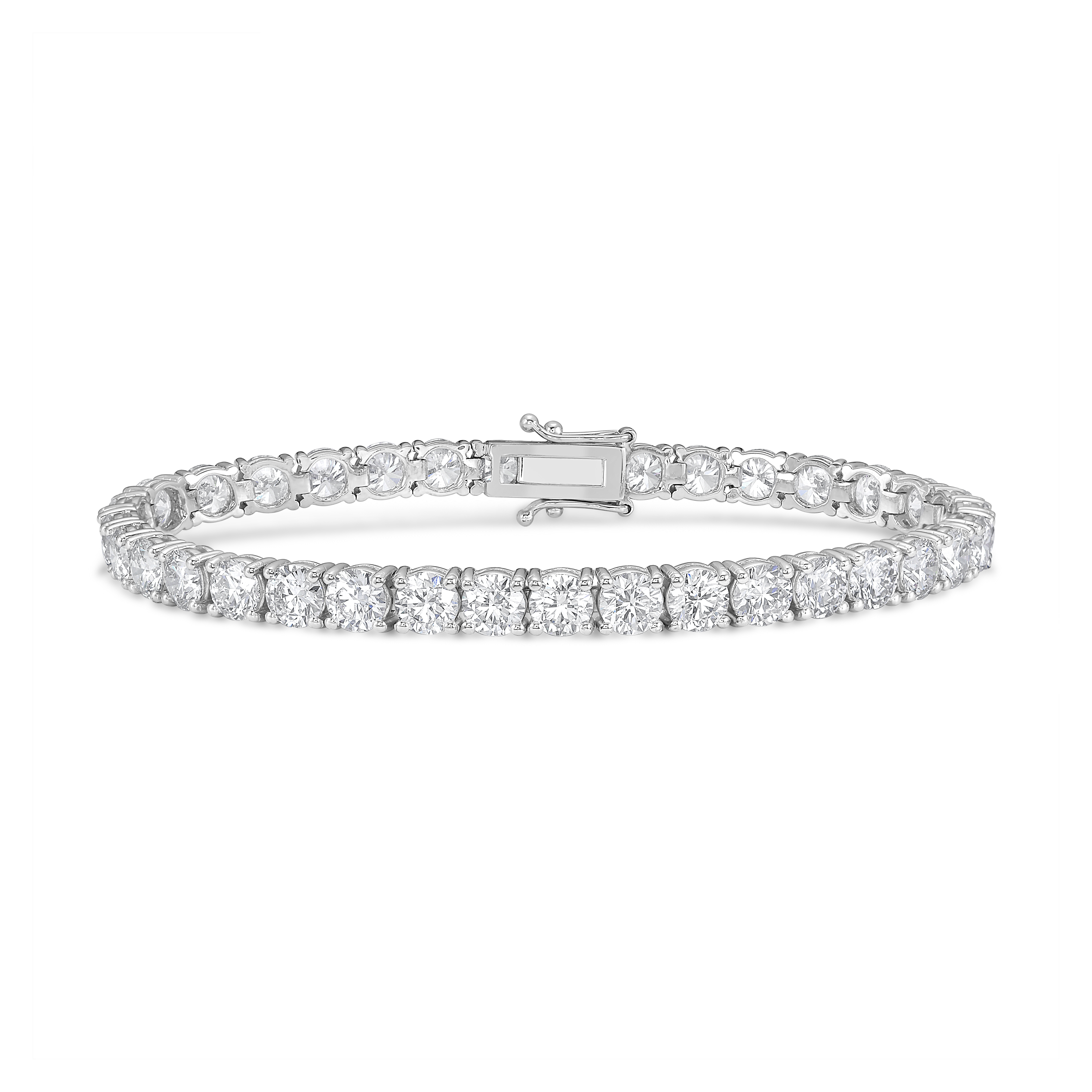 Tennis Bracelets 18k WG Component: Diamond (35) 14.12ct