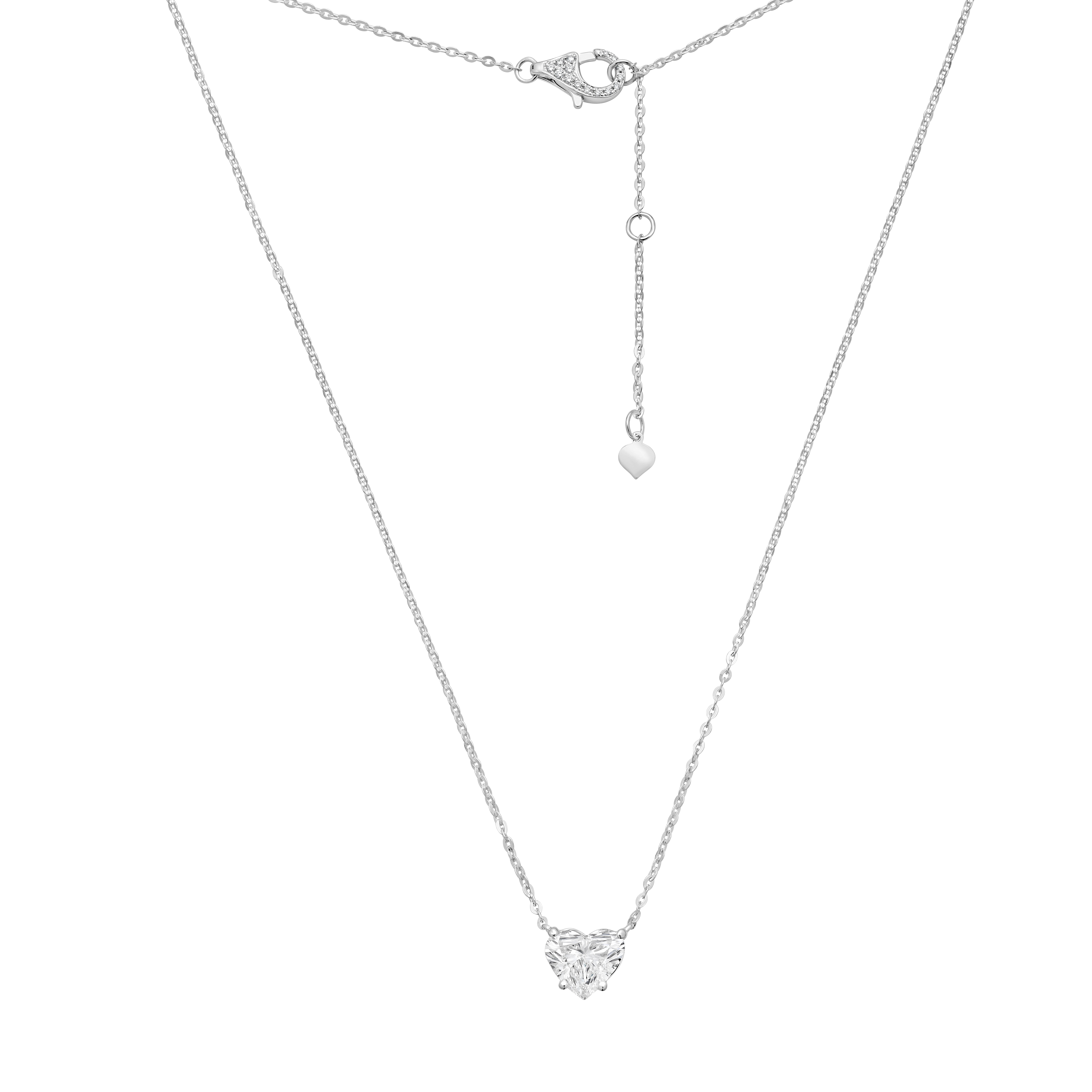 HS Pendant 18k WG Component: Diamond (31) 3.44ct: Clasp (30) 0.23ct, Center 3.21 I, SI2, GIA#1232751595 HS Pendant 18k WG Component: Diamond (31) 3.44ct: Clasp (30) 0.23ct, Center 3.21 I, SI2, GIA#1232751595
