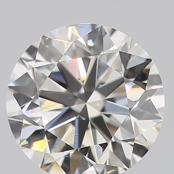 0.90 Carat H-SI1 Very Good Round Diamond Image 1